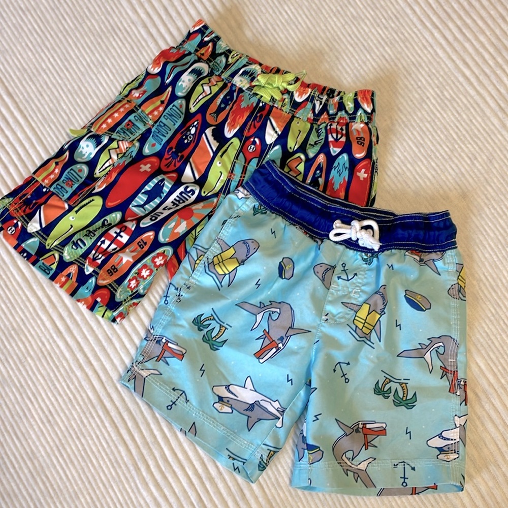 Boys Swim Trunk Bundle: Size 4